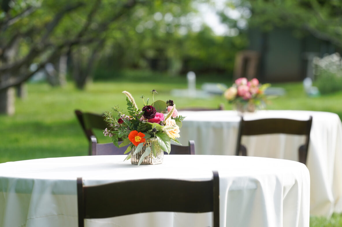 A wedding planned by an event planner.